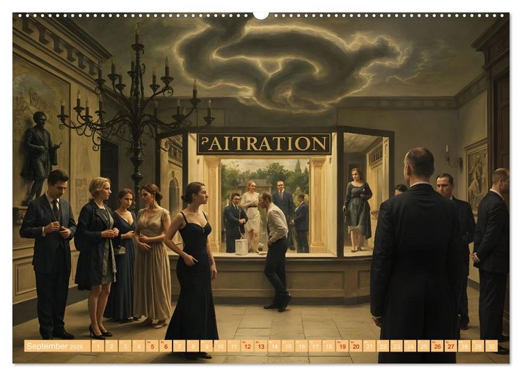 Produktbild: Unerkl&auml;rlich (hochwertiger Premium Wandkalender 2026 DIN A2 quer), Kunstdruck in Hochglanz