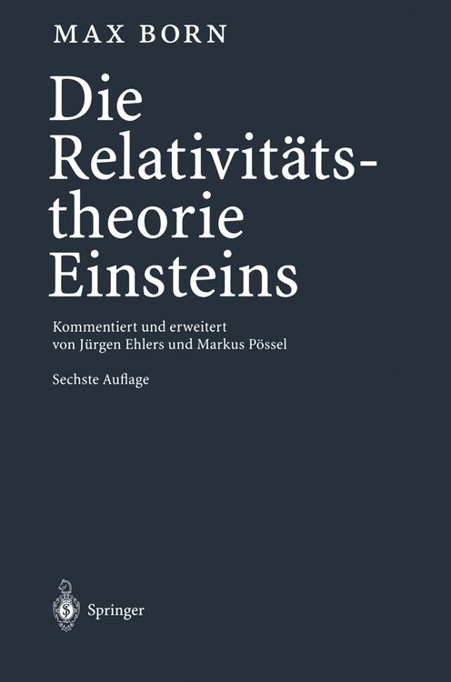 Produktbild: Die Relativit&auml;tstheorie Einsteins