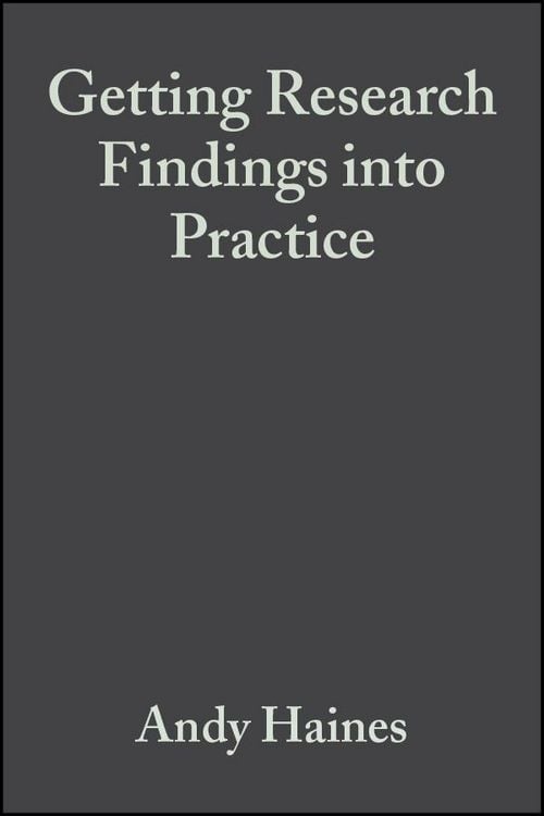Produktbild: Getting Research Findings into Practice