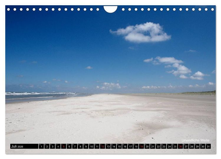 Produktbild: T&ouml;werland Juist (Wandkalender 2026 DIN A4 quer), CALVENDO Monatskalender