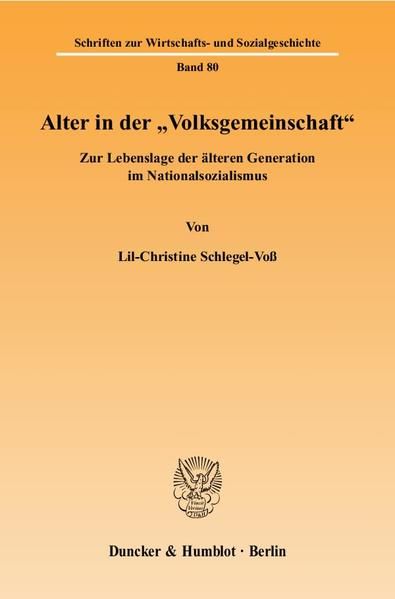 Produktbild: Alter in der "Volksgemeinschaft".