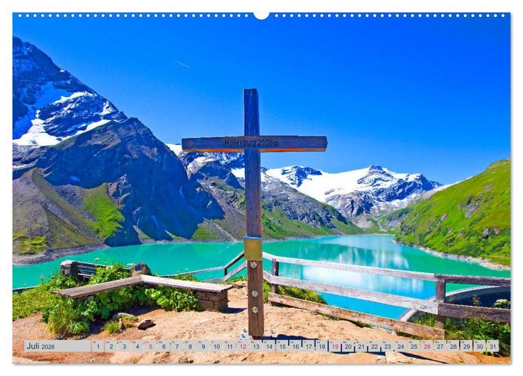 Produktbild: Die Hochgebirgs-Stauseen (Wandkalender 2026 DIN A2 quer), CALVENDO Monatskalender