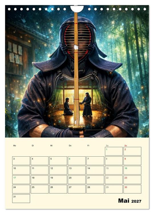 Produktbild: Seele des Kriegers (Wandkalender 2027 DIN A4 hoch), CALVENDO Monatskalender