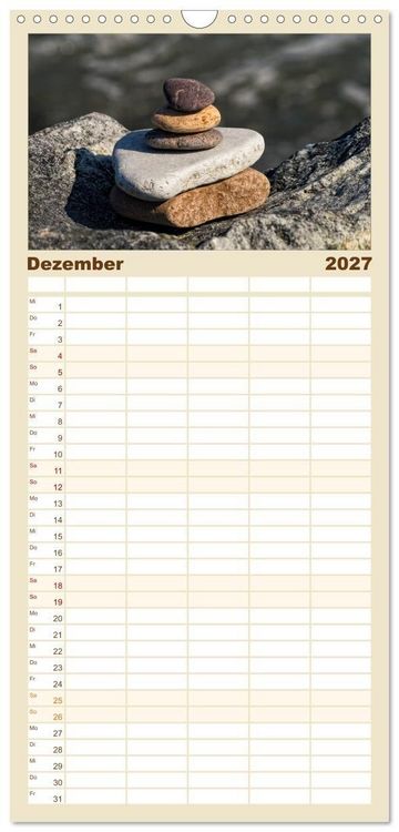 Produktbild: Familienplaner 2027 - Helgoland und die D&uuml;ne mit 5 Spalten (Wandkalender, 21 x 45 cm) CALVENDO
