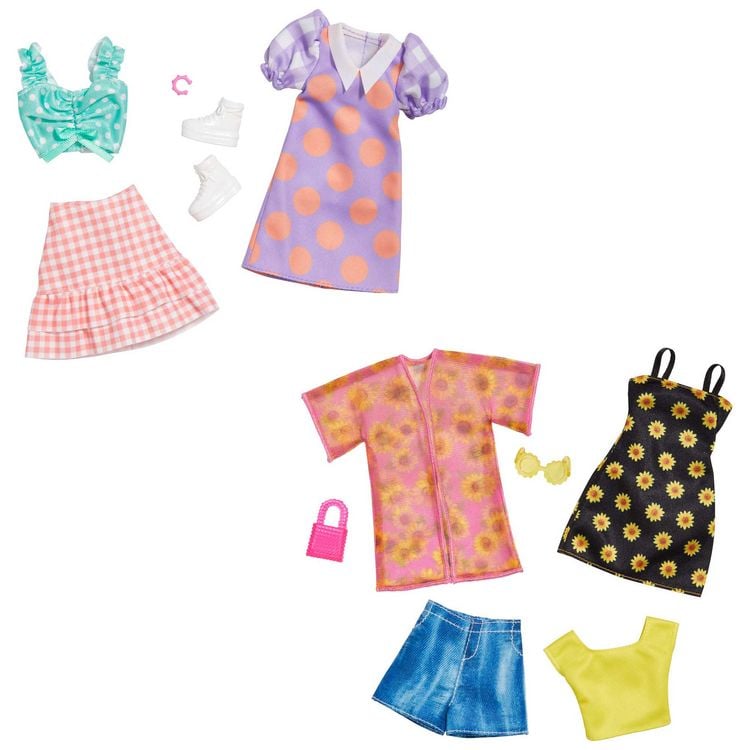 Produktbild: Barbie Moden 2 Outfits und 2 Accessoires f&uuml;r die Barbie Puppe