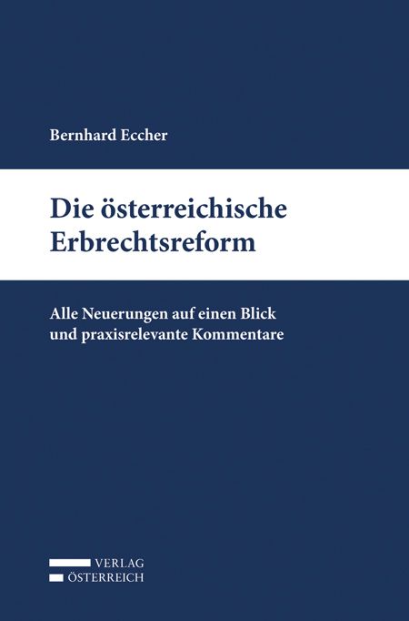 Produktbild: Die &ouml;sterreichische Erbrechtsreform