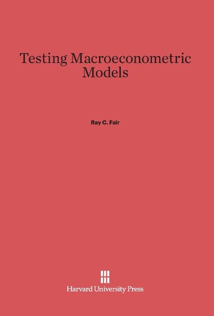 Produktbild: Testing Macroeconometric Models