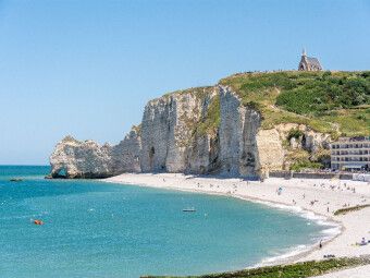 Produktbild: CALVENDO Puzzle Ein Motiv aus dem Kalender Normandie - Wo Natur auf Kultur trifft | 1000 Teile Lege-Gr&ouml;&szlig;e 64x48cm Foto-Puzzle f&uuml;r gl&uuml;ckliche Stunden