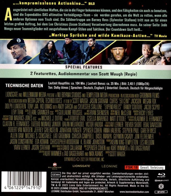 Produktbild: The Expendables 4