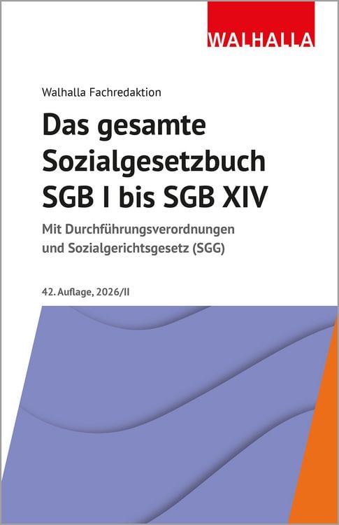Produktbild: Das gesamte Sozialgesetzbuch SGB I bis SGB XIV
