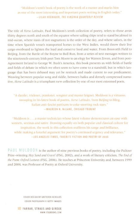 Produktbild: Horse Latitudes