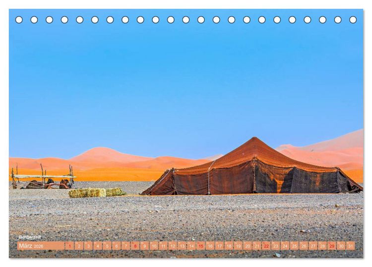 Produktbild: Marokko &ndash; Symphonie aus Licht und Farben (Tischkalender 2026 DIN A5 quer), CALVENDO Monatskalender