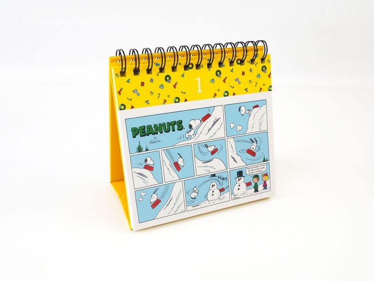 Produktbild: Snoopys Adventskalender. 24 Postkarten f&uuml;r die Weihnachtszeit (Advents-Postkartenaufsteller)