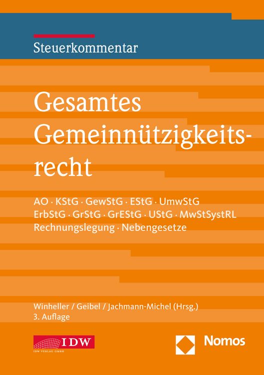 Produktbild: Gesamtes Gemeinn&uuml;tzigkeitsrecht, 3. Auflage
