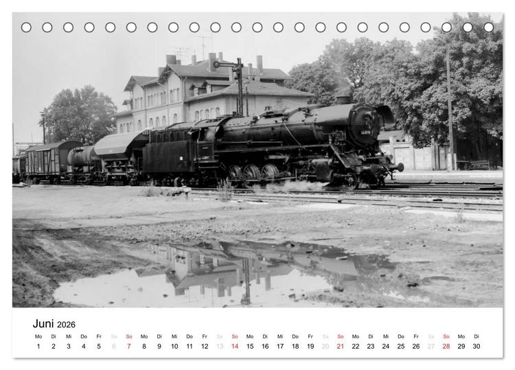 Produktbild: Dampfloks in der DDR (Tischkalender 2026 DIN A5 quer), CALVENDO Monatskalender