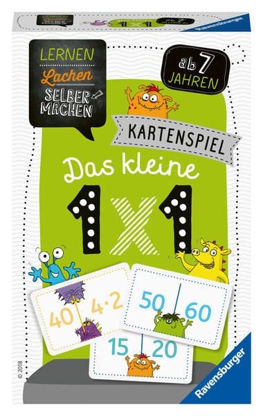 Produktbild: Lernen Lachen Selbermachen: Kartenspiel Das kleine 1 x 1 - Kartenspiel ab 7 Jahre