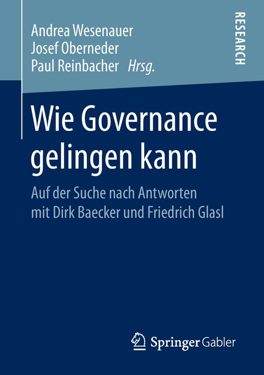 Produktbild: Wie Governance gelingen kann