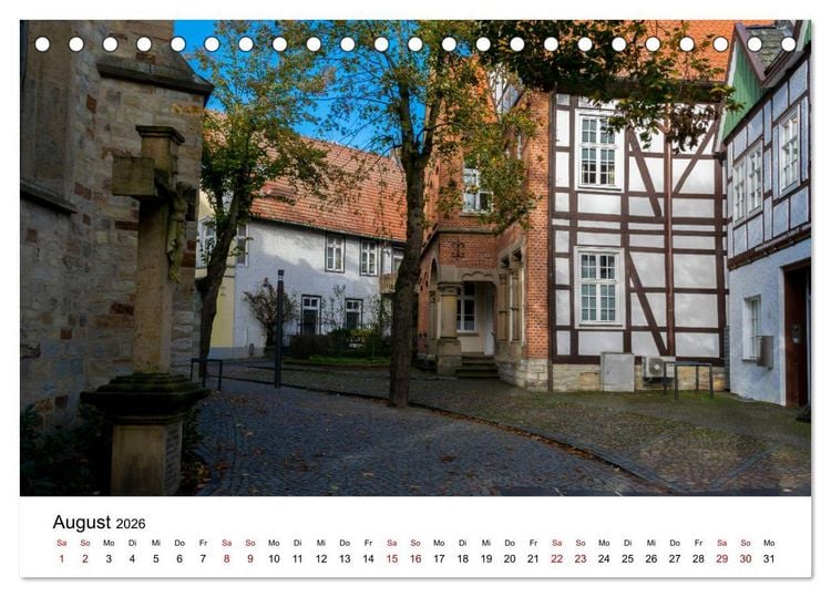 Produktbild: Durch das Paderborner Land (Tischkalender 2026 DIN A5 quer), CALVENDO Monatskalender