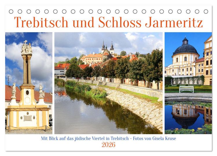Produktbild: Trebitsch und Schloss Jarmeritz (Tischkalender 2026 DIN A5 quer), CALVENDO Monatskalender