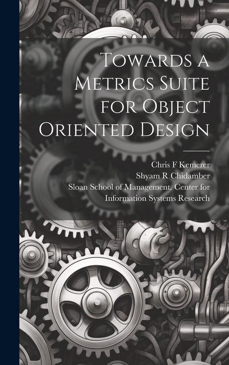 Produktbild: Towards a Metrics Suite for Object Oriented Design
