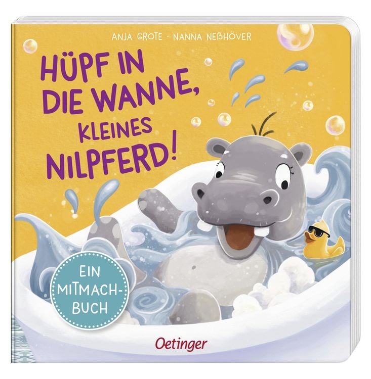 Produktbild: H&uuml;pf in die Wanne, kleines Nilpferd!