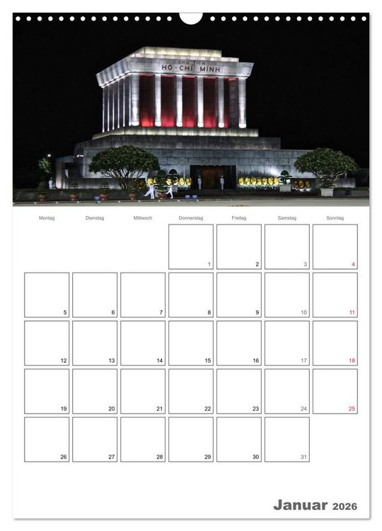 Produktbild: Vietnam 2026 Land der Kontraste (Wandkalender 2026 DIN A3 hoch), CALVENDO Monatskalender
