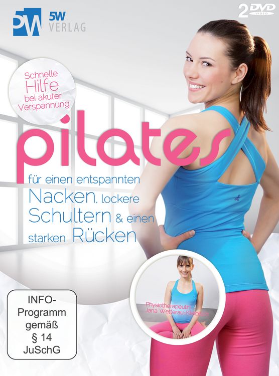 Produktbild: Pilates - F&uuml;r einen entspannten Nacken, lockere Schultern & einen starken R&uuml;cken [2 DVDs]