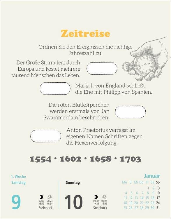 Produktbild: Stefan Heine Rentnerr&auml;tsel Tagesabrei&szlig;kalender 2027