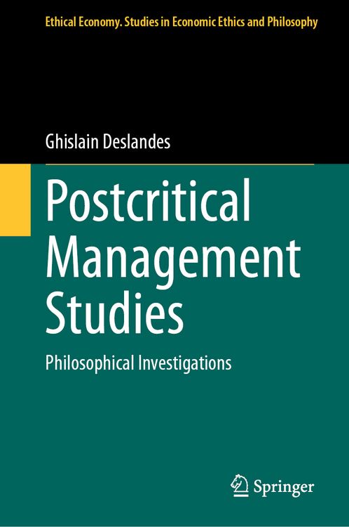Produktbild: Postcritical Management Studies