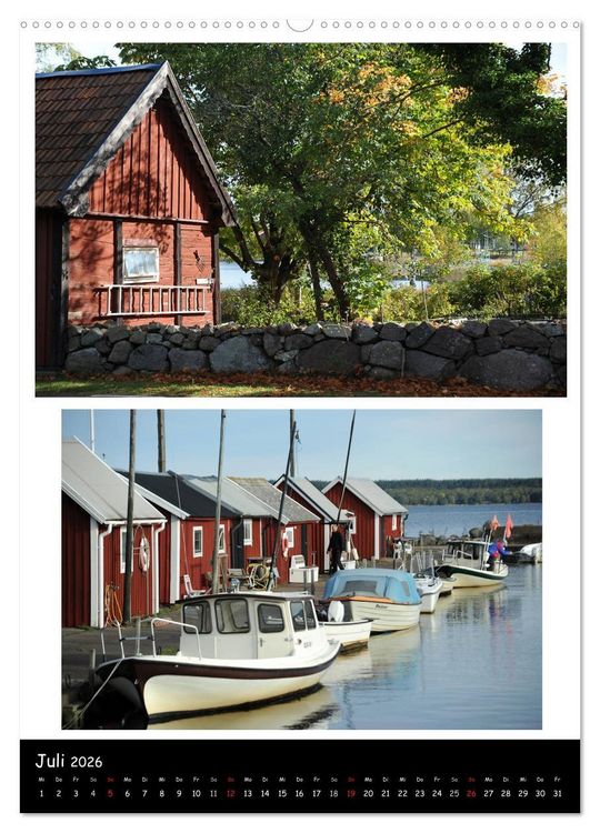 Produktbild: Smaland in Schweden 2026 (Wandkalender 2026 DIN A2 hoch), CALVENDO Monatskalender