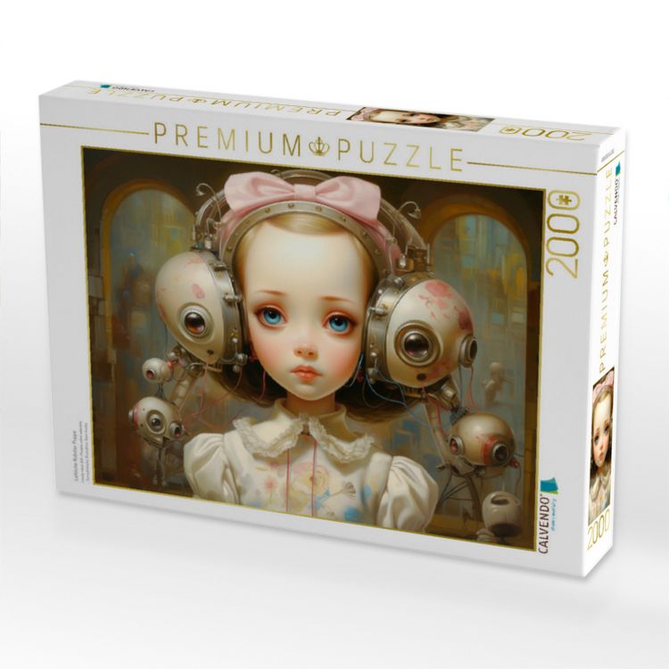 Produktbild: CALVENDO Puzzle Liebliche Roboter Puppe | 2000 Teile Lege-Gr&ouml;&szlig;e 90x67cm Foto-Puzzle f&uuml;r gl&uuml;ckliche Stunden