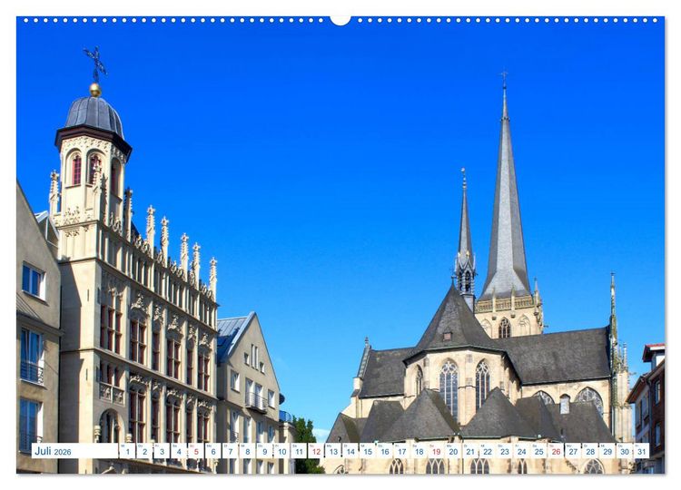 Produktbild: Hansestadt Wesel - Impressionen vom Niederrhein (hochwertiger Premium Wandkalender 2026 DIN A2 quer), Kunstdruck in Hochglanz