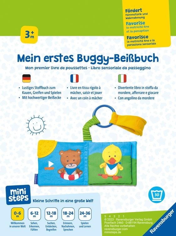 Produktbild: Ministeps: Mein erstes Buggy-Beißbuch
