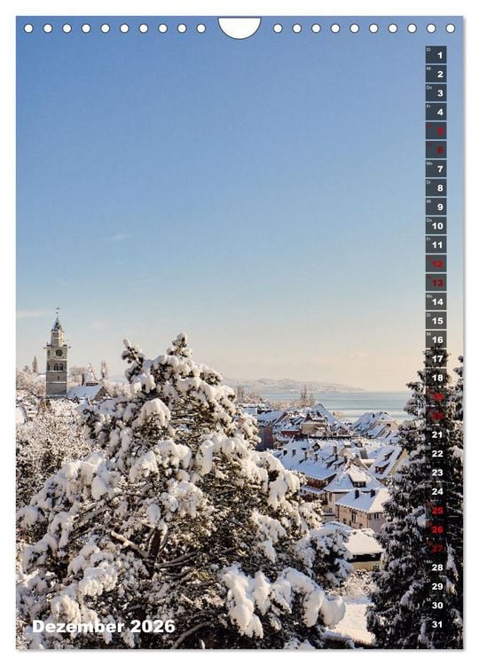 Produktbild: &Uuml;berlingen Perle am Bodensee (Wandkalender 2026 DIN A4 hoch), CALVENDO Monatskalender