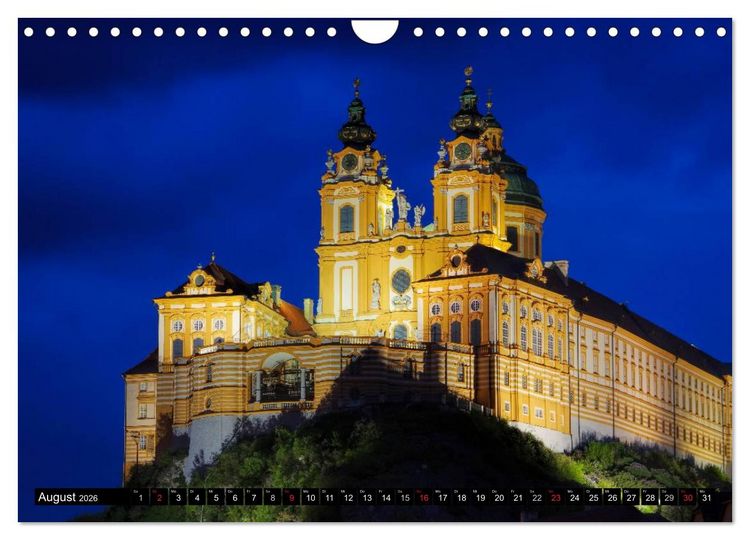 Produktbild: Die Wachau - An der Donau zwischen Melk und Krems (Wandkalender 2026 DIN A4 quer), CALVENDO Monatskalender