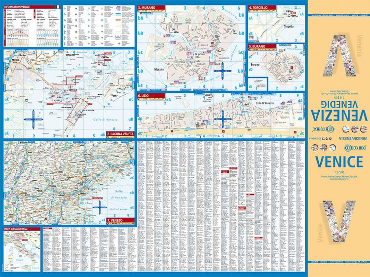Produktbild: Venice, Venedig, Borch Map
