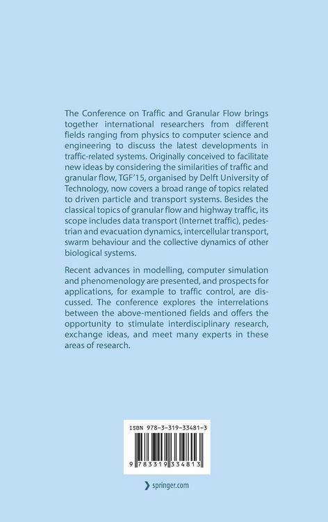 Produktbild: Traffic and Granular Flow '15