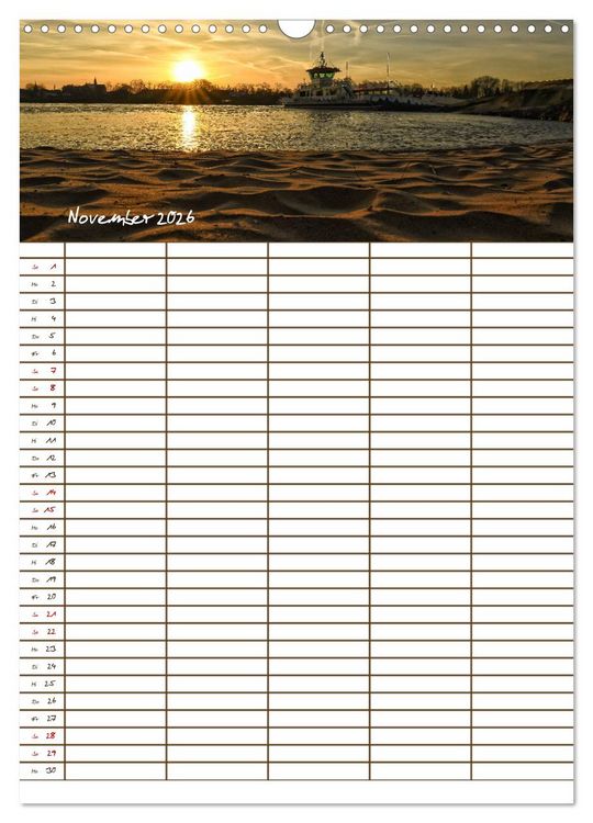 Produktbild: Rhein-Kreis Neuss - Der Familienkalender (Wandkalender 2026 DIN A3 hoch), CALVENDO Monatskalender