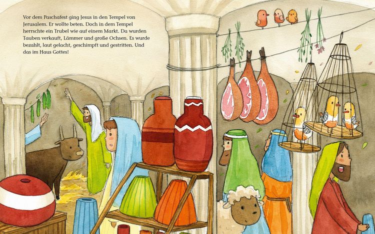 Produktbild: Die Ostergeschichte (Pappbilderbuch)