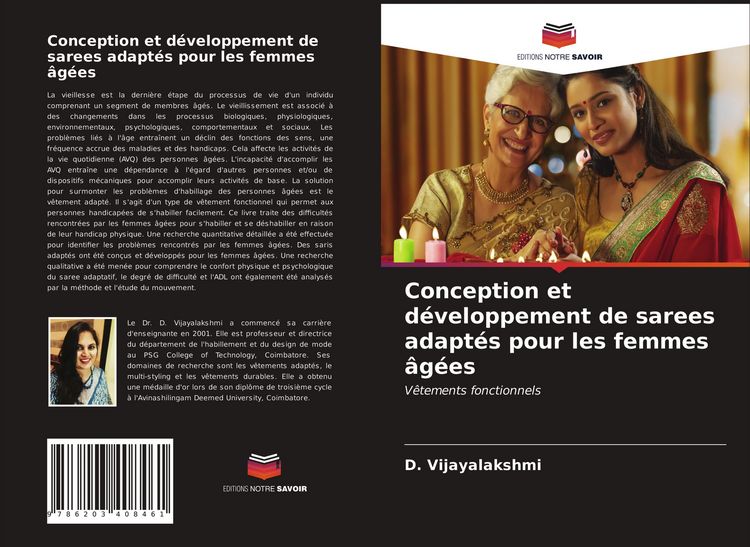 Produktbild: Conception et d&eacute;veloppement de sarees adapt&eacute;s pour les femmes &acirc;g&eacute;es