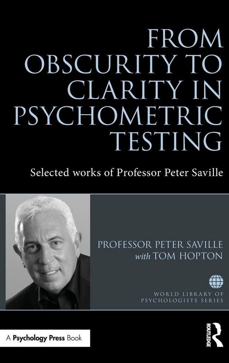 Produktbild: From Obscurity to Clarity in Psychometric Testing