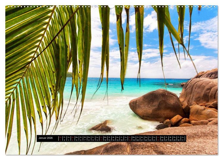 Produktbild: Seychellen (Wandkalender 2026 DIN A2 quer), CALVENDO Monatskalender