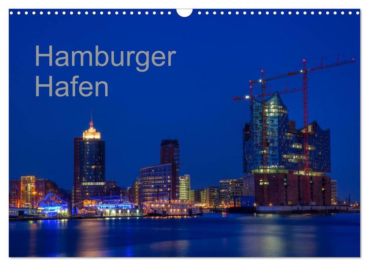 Produktbild: Hafen Hamburg (Wandkalender 2026 DIN A3 quer), CALVENDO Monatskalender