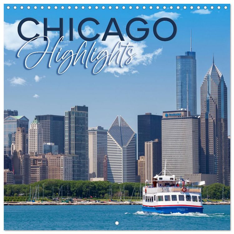 Produktbild: CHICAGO Highlights (Wall Calendar 2026 12 &times; 12 Inch) CALVENDO 12 Month Wall Calendar