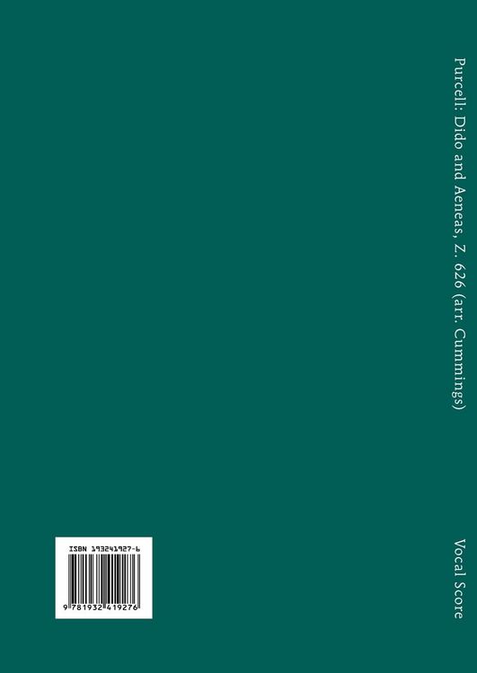 Produktbild: Dido and Aeneas, Z.626
