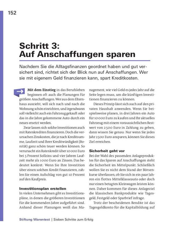 Produktbild: Finanzplaner Berufseinsteiger