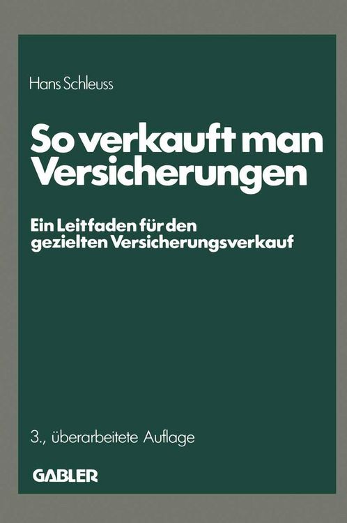 Produktbild: So verkauft man Versicherungen