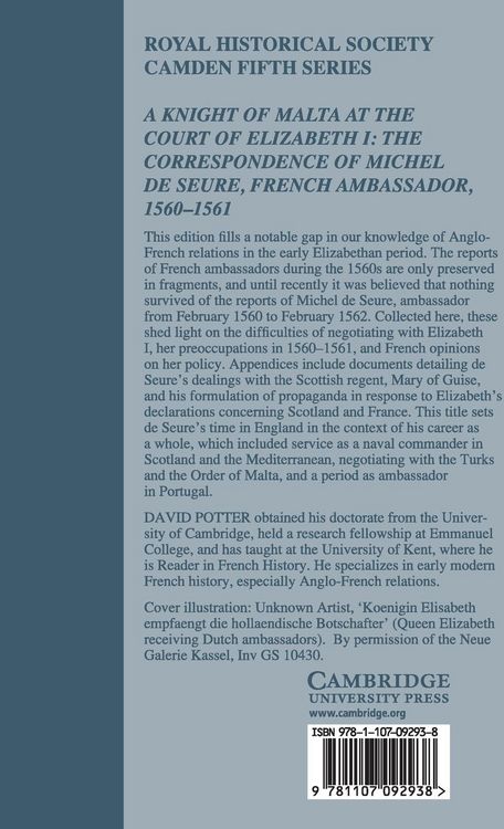 Produktbild: A Knight of Malta at the Court of Elizabeth I