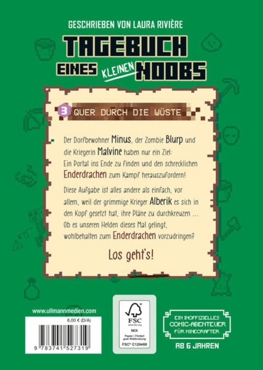 Produktbild: Tagebuch eines kleinen Noobs – Bd. 3 – Quer durch die Wüste