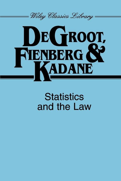 Produktbild: Statistics and the Law